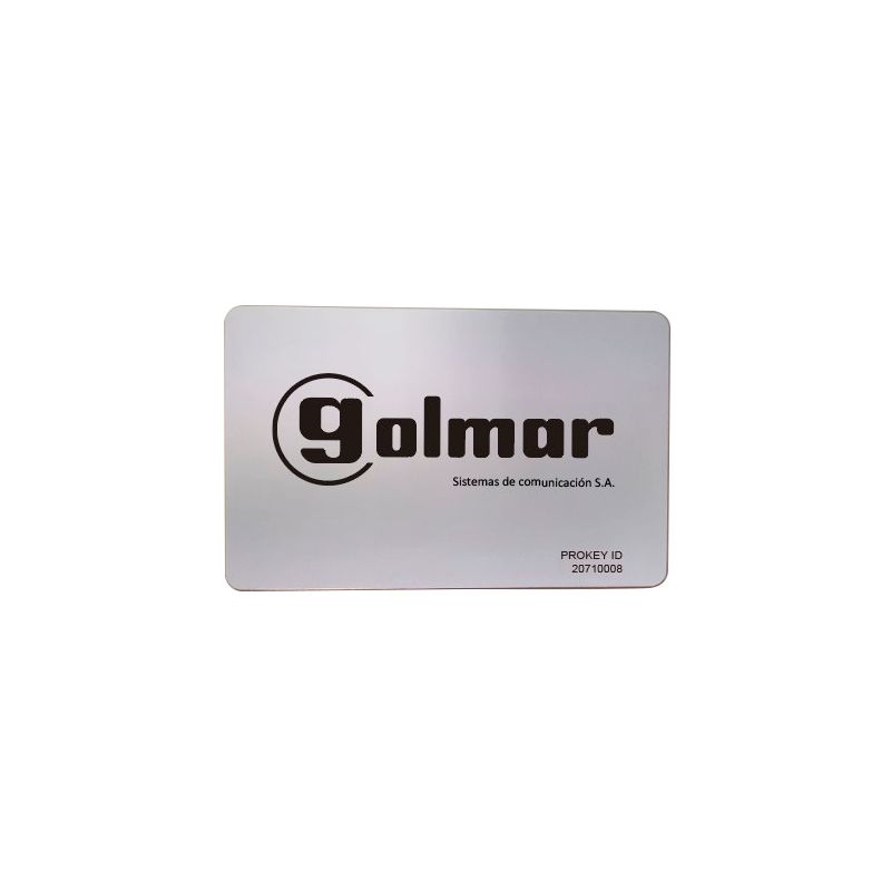 Golmar PROKEY ID CARD PROX. 125 KHz. CARTÃO DE PROXIMIDADE