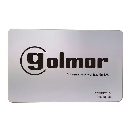 Golmar PROKEY ID CARD PROX. 125 KHz. CARTÃO DE PROXIMIDADE