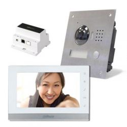 Dahua KITVP-2H-INS Kit de vídeo porteiro de 2 fios com câmera…