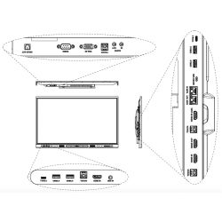 Dahua LPH65-ST470-B 65 inch smart interactive whiteboard