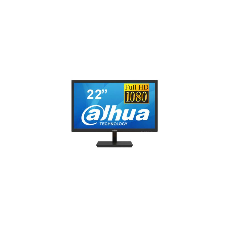 DAHUA - DH-LM22-L200-A6-T - MONITOR 22" L200 7*24 ELED VGA HDMI
