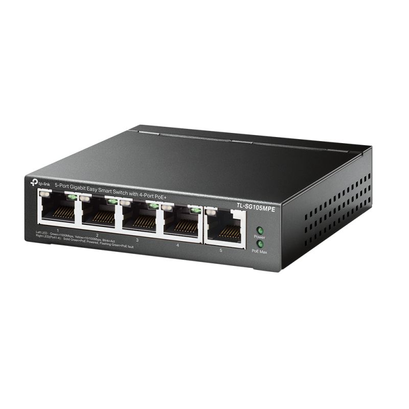 TP-Link TL-SG105MPE switch L2 Gigabit Ethernet (10/100/1000)…