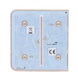 Ajax AJ-SIDEBUTTON-2G-IVO - Touch panel for double light switch, Compatible with…