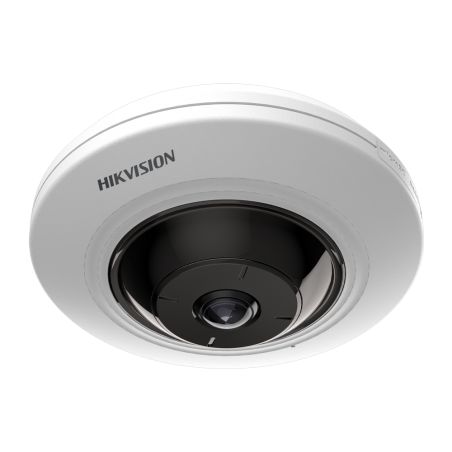 Hikvision Solutions DS-2CD3956G2-IS(1.05mm) -  Hikvision, Cámara IP Fisheye 5 Mpx (2592×1944),…