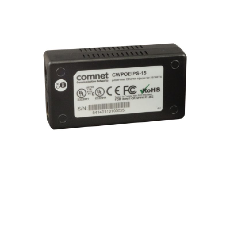 Comnet CWPOEIPS-15 COMNET. Injetor PoE de 19W 100Mbps