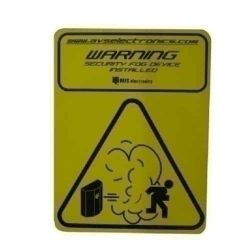 AVS LBL AVS. Adhesive label zone protected by fog
