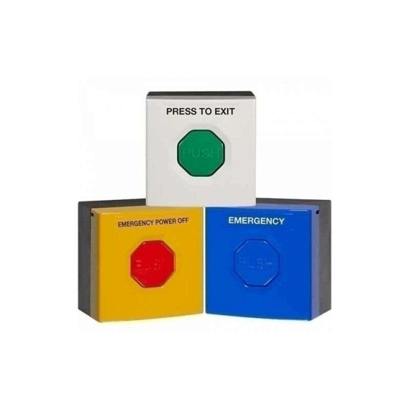 STI SS3 9B14 DST. botão SS3. Caixa azul, botão azul
