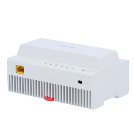 Hikvision DS-KAD704Y - Converter for buildings, 2 wires to IP, 4 groups of 2…