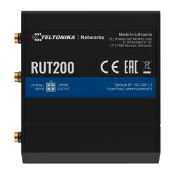 Teltonika TK-RUT200 - Teltonika Router 4G Industrial, 2 Ethernet ports RJ45…