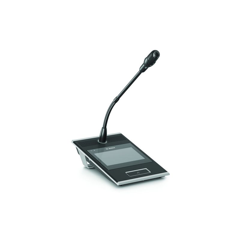 BOSCH PRA-CSLD Touch call station with gooseneck microphone, powered by PoE and connected to the…