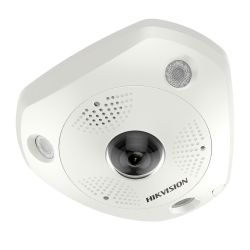 Hikvision Solutions DS-2CD63C5G0E-IS(2mm)(B) -  Hikvision, Cámara IP Fisheye 12 Mpx (4000×3000),…