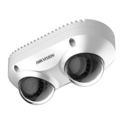 Hikvision Solutions DS-2CD6D52G0-IHS(2.8mm) -  Caméra panoramique IP 5 Mpx, 1/2.7” Progressive…
