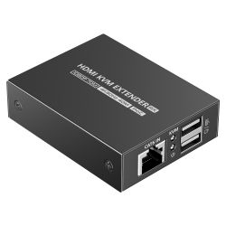 HDMI-EXT-4K30-KVM40 - Extensor HDMI con KVM, Emisor y receptor, Alcance 70…