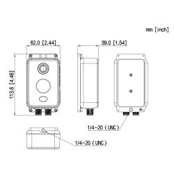 Dahua TPC-KF2241-TB2F2-S3 Caméra thermographique IP compacte…