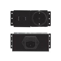 KRAMER 91-000133 TBUS power sockets are available in single, dual and country-specific modules.