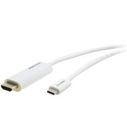 KRAMER 99-97211106 C - USBC / HM é um cabo USB Tipo - C (M) para HDMI (M) de 1,8 m (6 pés) de…