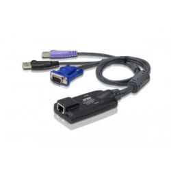ATEN KA7177-AX O cabo adaptador KVM KA7177 se conecta às portas USB e da placa gráfica do seu…