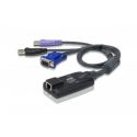 ATEN KA7177-AX Le câble adaptateur KVM KA7177 se connecte aux ports USB et de carte graphique de…