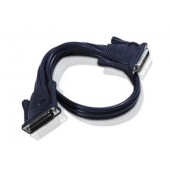 ATEN 2L-1701 Attention 2L1701. Product colour: Black, Cable length: 1.8 m, Connector 1: DB-25