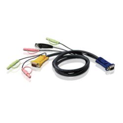 ATEN 2L-5305U Câble KVM USB Aten avec audio et SPHD 3 en 1 de 5 m