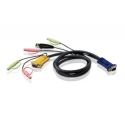 ATEN 2L-5305U Aten Cable KVM USB con audio y SPHD 3 en 1 de 5 m