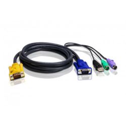 ATEN 2L-5303UP Câble KVM Aten PS/2-USB de 3 m