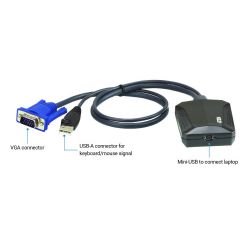 ATEN CV211-AT L'adaptateur de chariot d'urgence pour console KVM USB pour ordinateur portable CV211…