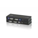 ATEN CE604-AT-G The CE604 is a KVM extender for USB input devices and two DVI displays that allows…