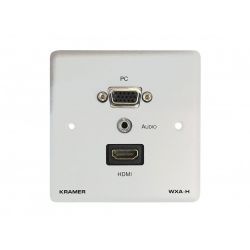 KRAMER 80-000110 Passive Wall Plate Computer Video Graphics, HDMI and Stereo Audio