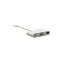 KRAMER 99-97210003 O Kramer ADC-U31C/M1 é um cabo adaptador USB 3.1 Tipo C para múltiplas portas,…