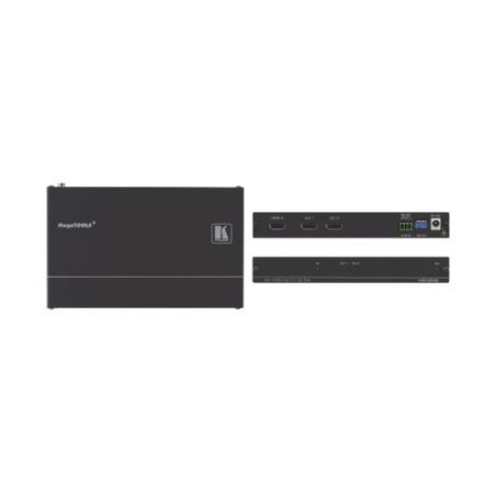 KRAMER 10-804080190 The VM−2H2 is a 1:2 amplifier distributor for HDMI 2.0 4K HDR signals, which…