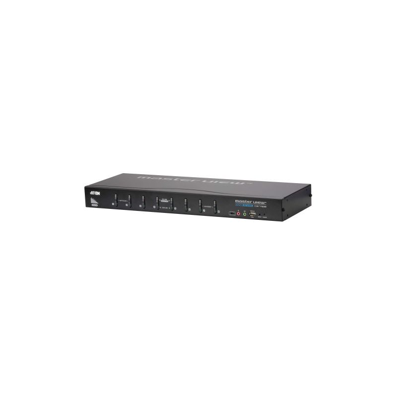 ATEN CS1768-ATA-G Aten switch 8 port usb dvi kvm with usb peripheral support audio and broadcast…