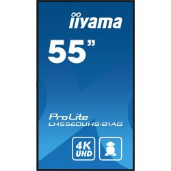 IIYAMA LH5560UHS-B1AG iiyama PROLITE. Conception du produit : Tableau de chevalet numérique