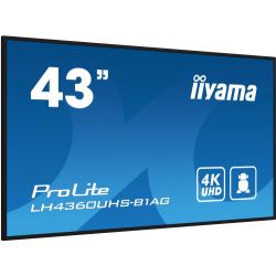 IIYAMA LH4360UHS-B1AG iiyama PROLITE. Diseño de producto: Pizarra de caballete digital