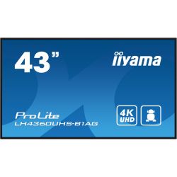 IIYAMA LH4360UHS-B1AG iiyama PROLITE. Conception du produit : Tableau de chevalet numérique