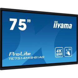 IIYAMA TE7514MIS-B1AG Le TE7514MIS-B1AG d'iiyama est une solution interactive hybride qui inspire…