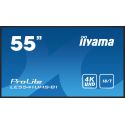 IIYAMA LE5541UHS-B1 Instalada en un bisel delgado, la iiyama LE5541UHS es una pantalla de…