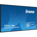 IIYAMA LE5541UHS-B1 Instalada en un bisel delgado, la iiyama LE5541UHS es una pantalla de…