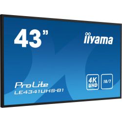 IIYAMA LE4341UHS-B1 Instalado em uma moldura fina, o iiyama LE4341UHS é um display de…