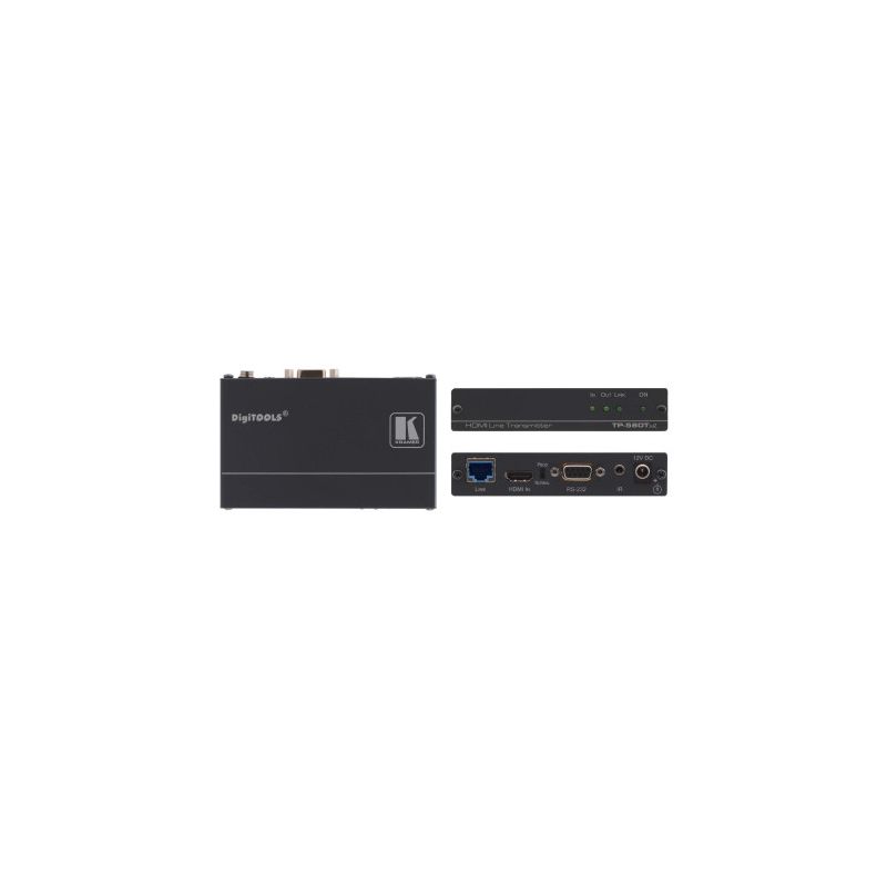 KRAMER 50-80572290 KRAMER AVSM 4K60 4:4:4 HDMI EXTENDER WITH USB, ETHERNET, RS-232 AND IR OVER…