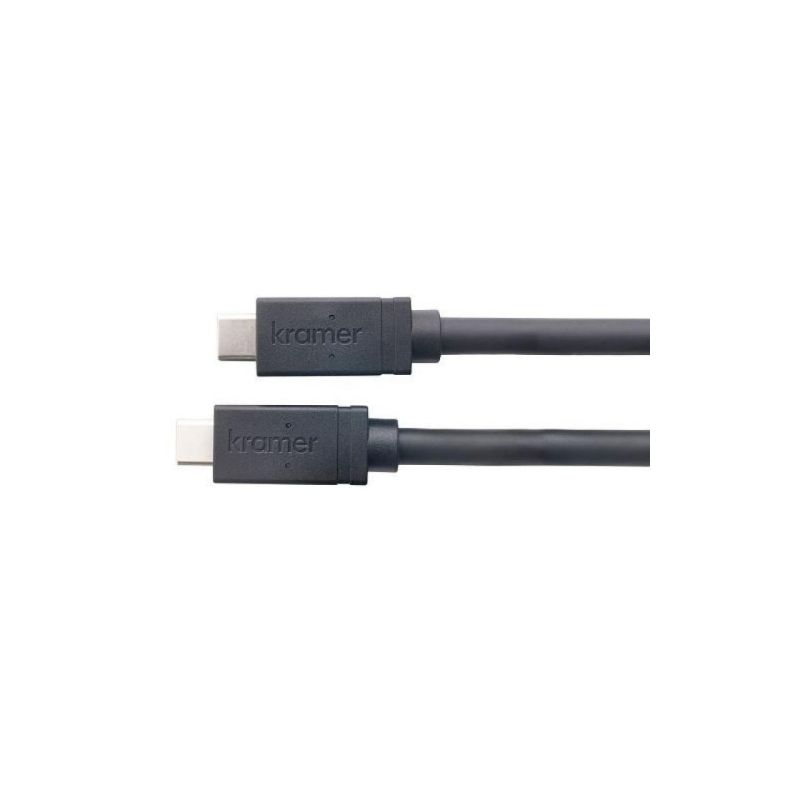 KRAMER 96-0219105 CA-U32/FF es un cable USB-C(M) a USB-C(M), USB 3.2 Gen-2 Super Speed+ Active que…