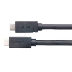 KRAMER 96-0219103 CA-U32/FF est un câble USB-C(M) vers USB-C(M), USB 3.2 Gen-2 Super Speed+ Active…