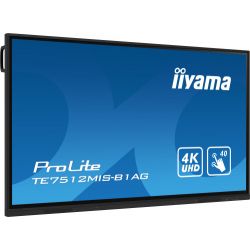 IIYAMA TE7512MIS-B1AG iiyama PROLITE. Product design: Flat screen for digital signage