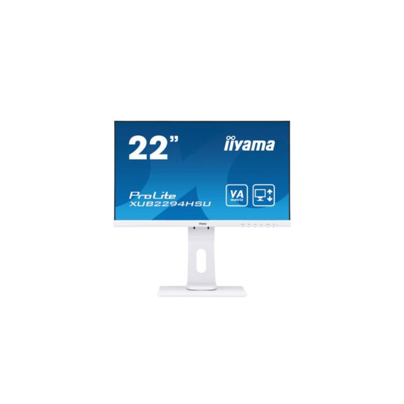 IIYAMA XUB2294HSU-W2 The ProLite XUB2294HSU with VA panel technology ensures accurate and…