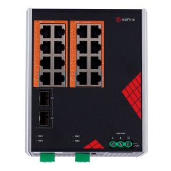 Safire SF-SWI1816HIPOE-GF-AC-260-DIN - Safire Switch Industrial Alimentación AC 90~264V, 16…