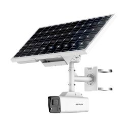 Hikvision Solutions DS-2XS2T47G1-LDH/4G/C18S40(4mm) -  Caméra IP Solar Bullet 4G, Résolution 4 Mpx…