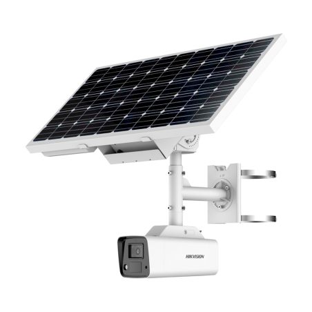 Hikvision Solutions DS-2XS2T47G1-LDH/4G/C18S40(4mm) -  Câmara IP Solar Bullet 4G, Resolução 4 Mpx…