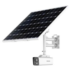 Hikvision Solutions DS-2XS6A87G1-L/C32S80(4mm) -  Caméra IP Solar Bullet 4G, Résolution 8 Mpx…