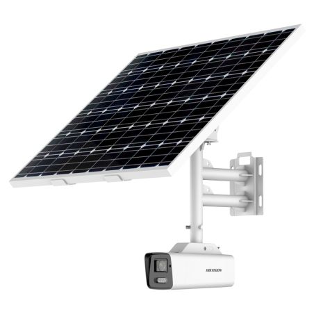 Hikvision Solutions DS-2XS6A87G1-LS/C36S80(2.8mm) -  Caméra IP Solar Bullet 4G, Résolution 8 Mpx…