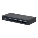 Dahua PFS3010-8GT-65 Switch PoE 8 puertos Gigabit + 2RJ45 Uplink…